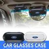 Hot New Fashion Car Glasses Box Portable Car Sunglasses Holder Eyeglass Case For Ford Ranger Focus Kuga Mustang Mondeo Fusion Es