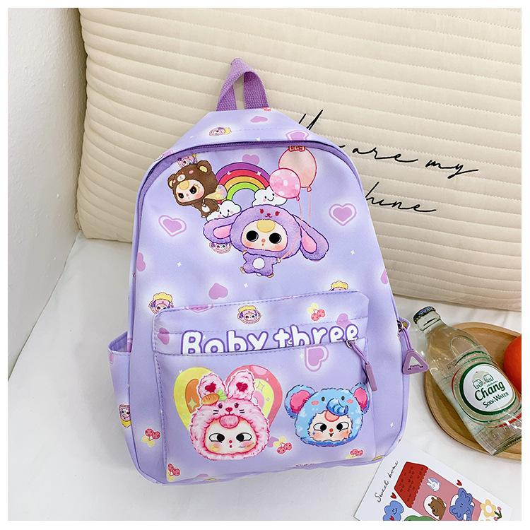 School bag new cartoon animation backpack Ava three-year-old leisure student backpack