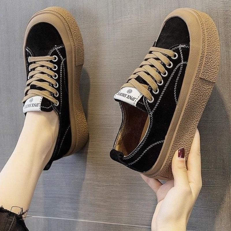 Módní plátěné boty dámské ležérní muffinová podrážka dámské boty léto nové silná podrážka zvyšující plátěné boty