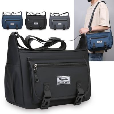 Men's Crossbody Bag Business Bag Travel Multi-Pocket Waterproof Shoulder Bag