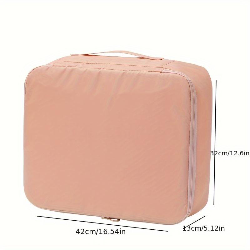 1pc Travel Portable Clothing Storage Bag Large Capacity 3 Pocket Breathable Mesh Bag for Underwear Organizer Bag Luggage Storing
