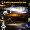 High Power H4 Led Projector Len Direct Insertion High Low Light Car Motorcycle Turbo Fan Lamp Super Bright Waterproof 1Pc