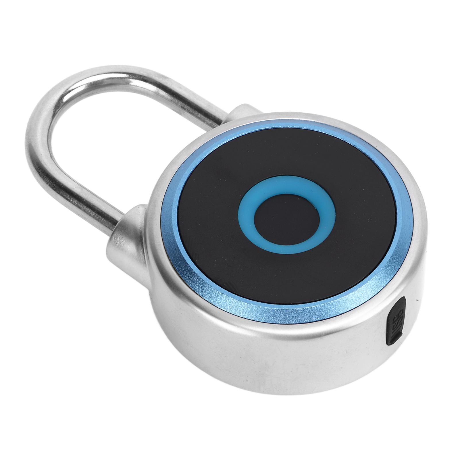 

Fingerprint Padlock Artificial Intelligence USB Charging Remotely Authorize Unlocking Waterproof Intelligent Padlock
