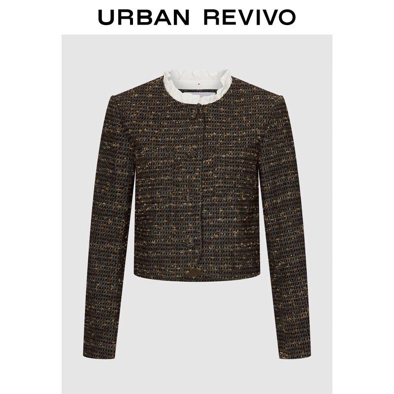 

Женская повседневная куртка UR с текстурированным комбинированным воротником S