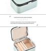 Compact PU Jewelry Organizer for Earrings and Ear Studs - Portable Storage Box