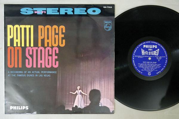 

LP Record PATTI PAGE - Patti Page On Stage SM7092 PHILIPS Japan Pop