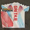 Sommer Top Boxer MMA Achteckiger Käfig Justin Gaethje 250 T-Shirt Shorts Set Herren Sporttraining Laufset Schnelltrocknend Kampf S