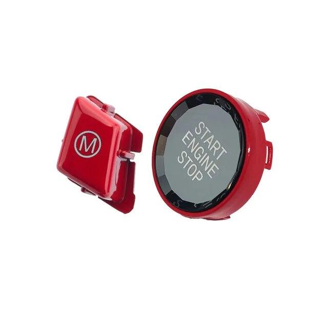 Volanul mașinii Modul M și Butonul Pornire Oprire Motor potrivit pentru BMW Seria 3 M3 E90 E92 E93 Accesorii Auto Comutator Peplacement