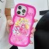 Sakura Uta Cure Idol Wavy Edge TPU Mobile Phone Case for iPhone 17 16 15 14 13 12 11 Air Pro Max Plus Colorful Cover