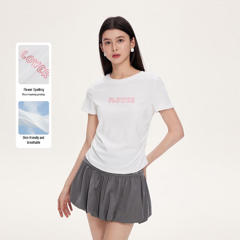 FivePlus Women's Slimming Round-Neck Short-Sleeve T-Shirt