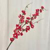 Artificial Cherry Blossom Branches 34.6 Inch Faux Plum Blossom Realistic Flower Arrangement for DIY Home Wedding Party Decor