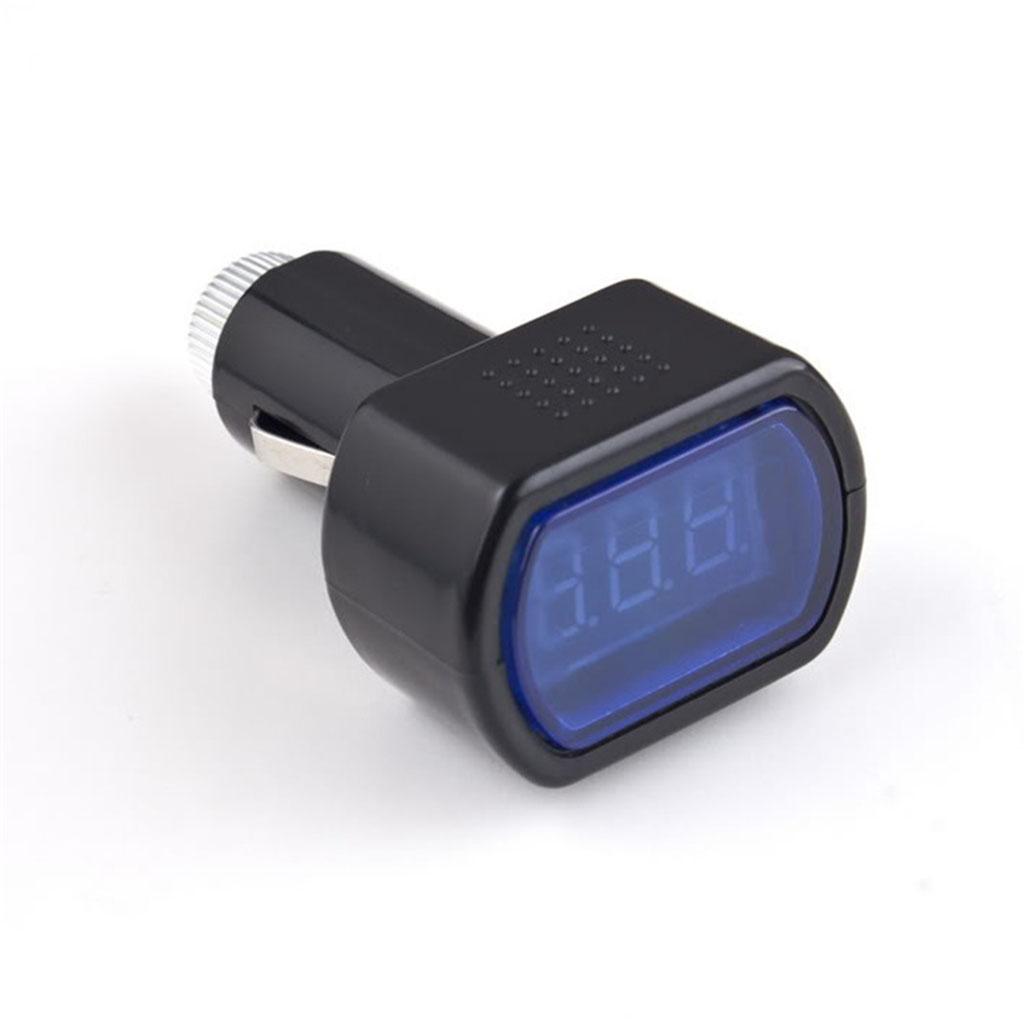 12 Volt Digital Voltmeter, 12v Voltage Tester for Solar Battery Monitor Checker Car Motor Panel Mount