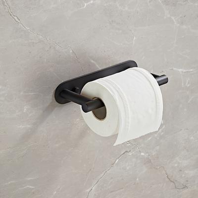 1 porte-papier toilette pivotant sans perforation, porte-rouleau de papier toilette, accessoires de salle de bain