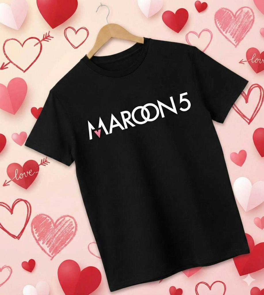 Maroon 5 Tshirt Black Tee Top Concert Tour Merch 2026 Uk Festival
