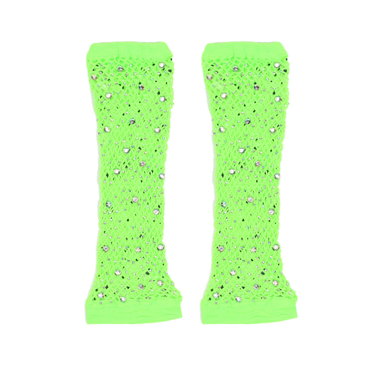 

Бал Бриллиантовые Перчатки Вечеринка Сетчатые Эластичные Митенки из Сетки Европейские и Американские Ретро Сексуальные Бриллиантовые Длинные Перчатки 21*7.5Cm зелёный