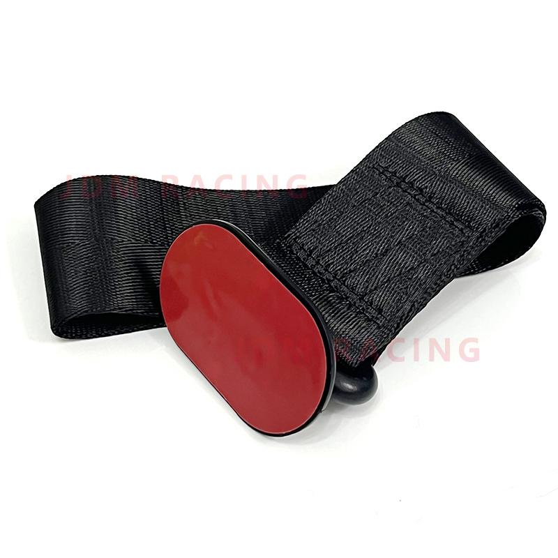 1Pcs Car Color Pendant Tow Strap Belt Tow Rope Sticker Ribbon Car Decorations Sticker Trailer Ropes Bumper Towing Strap
