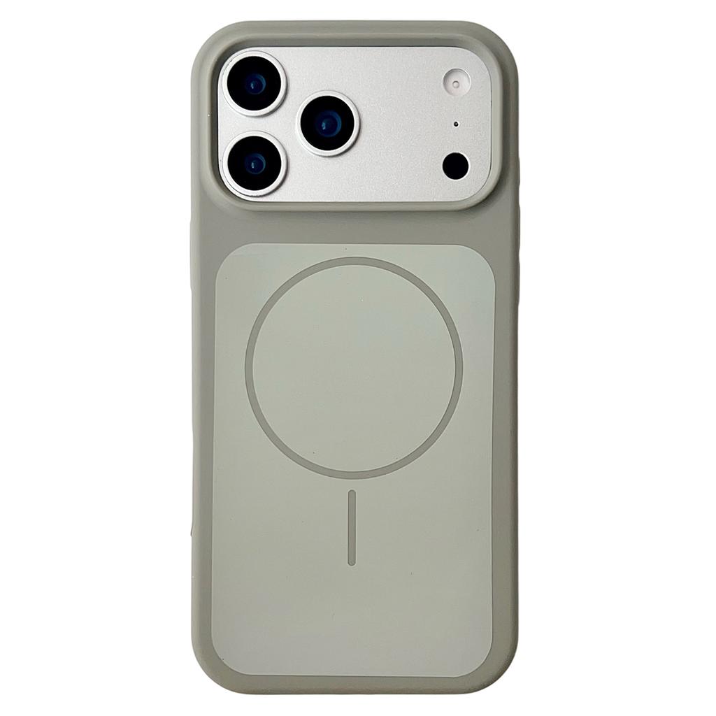 For iPhone 17 Pro Case Compatible with MagSafe Shockproof Silicone Phone Back Cover