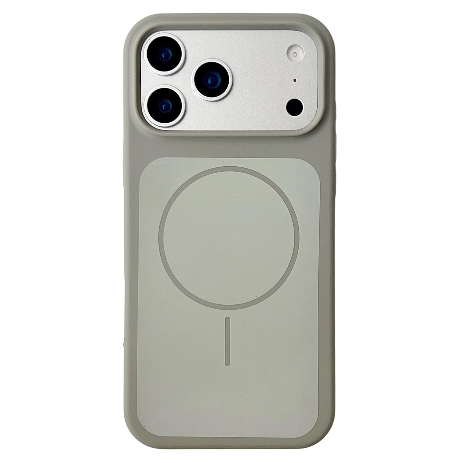 For iPhone 17 Pro Case Compatible with MagSafe Shockproof Silicone Phone Back Cover