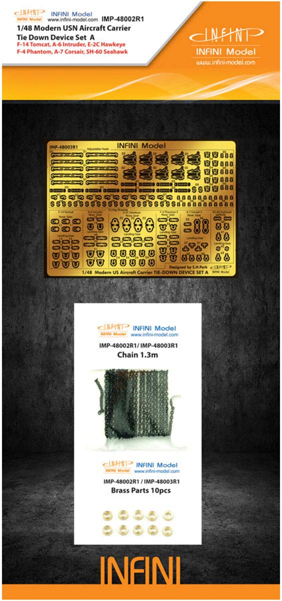 

Infini Model IMP Series Modern US Military Aircraft Carrier Device Set A Plastic Model Parts IMP4802 1/48 Tie-Down
