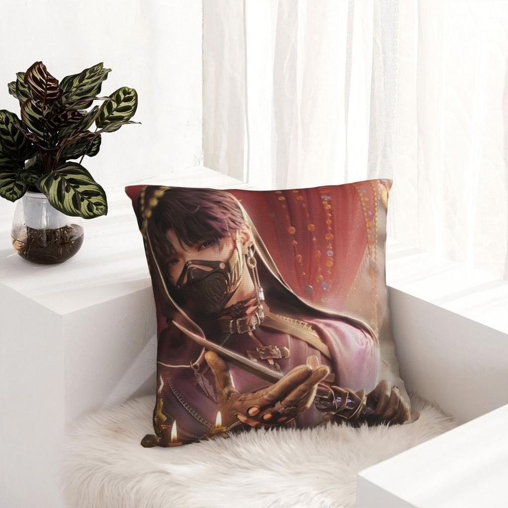 Love And Deepspace Rafayel Pillowcase Printing Polyester Cushion Cover Decor Pillow Case Cover Living Room Zippered 18''