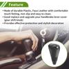 HOPESPANNER Automatic Gear Shift Knob for Lexus GS300 2006-2011, Plastic Faux Leather Automotive Gearbox Stick Shifter Lever Knob, Black