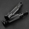 1Pair Motorcycle Black Foot Pegs Rider Rear Front Pedal Footrest For Harley Touring Sportster 883 1200 XL Softail Dyna Low
