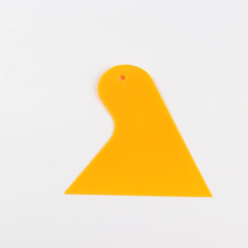 Car Window Tinting Tools Yellow Squeegee Glass Window Film Headlight Film Triangular Squeegee