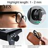 Camera Privacy Cover for Meta Smart Glasses, Signal Friendly Light Dimmable Glasses Shield Sticker with Snap And Slide Design, Easy Install Lens Push