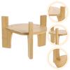 Bamboo Material Sturdy Beverage Dispenser Stand Water Drink Holder Rack Fish Tank Base Plant Stands Indoor Home Decor