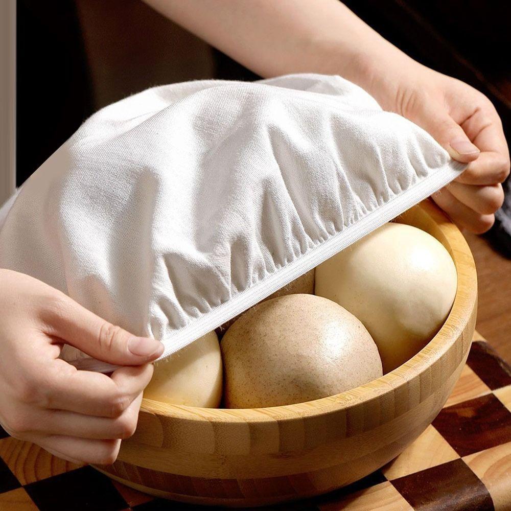 Breathable Food Cover Anti-fly Insect Foldable Mesh Cover Cotton 20/27/32/37cm Food Protection Lid for Food Barrels Sauce Jars