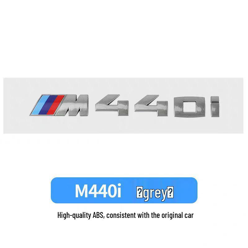 BMW Gray Car Emblem Stickers M330I M340I M550I M240I M530I Rear Modifications
