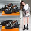Leather Women's New Trend Women's Versatile JK Mary Jane Small Leather Shoes Platform Single Shoes
