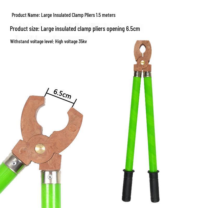 10kV High-Voltage Insulation Clamp Fuse with Bakelite Chuck & 35kV Lightweight Pliers