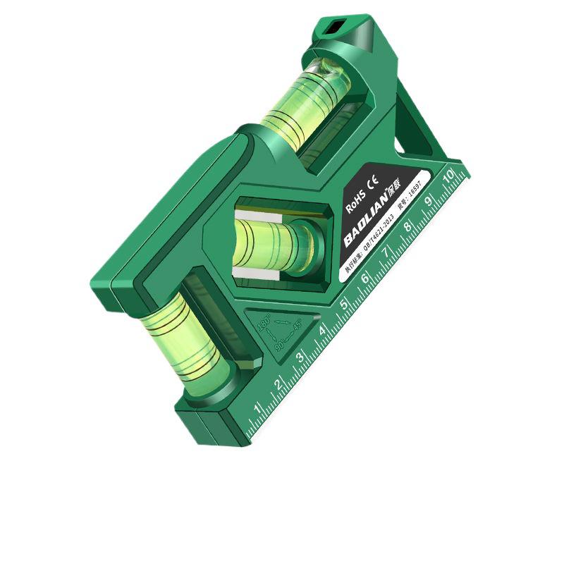 High-Precision Mini Magnetic Spirit Level Protractor Ruler