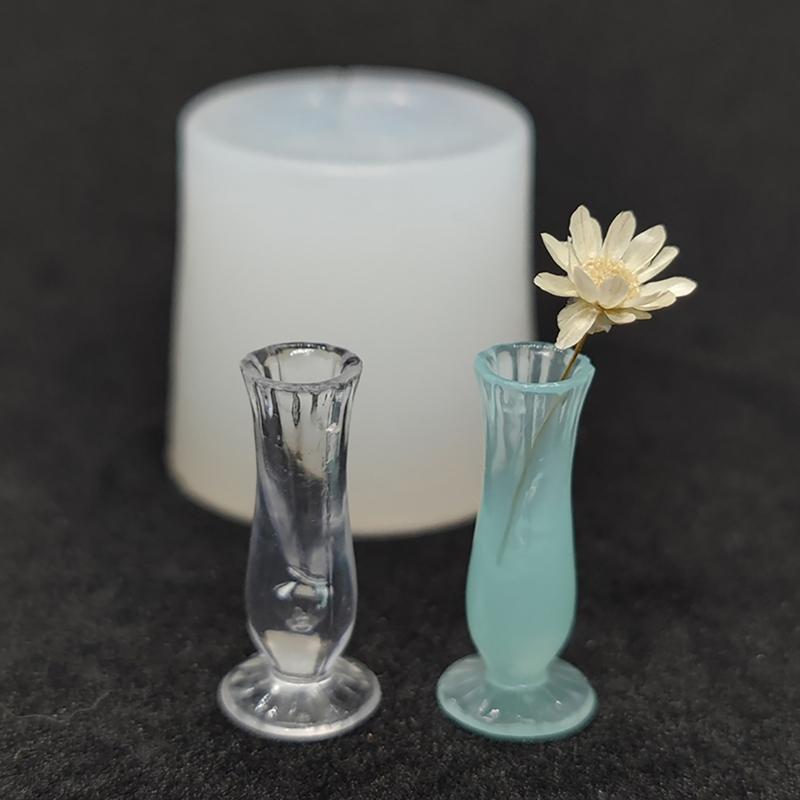 Dollhouse Miniature Vase Silicone Mold Dolls House Home Decoration Accessories Dollhouse Ornament