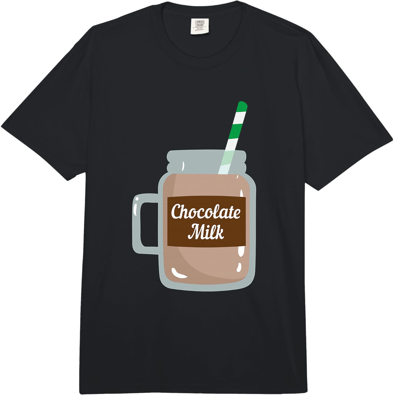 Chocolate Milk Gift for Milk Lovers Comfort Colors Adult Heavyweight  Unisex T-Shirt L