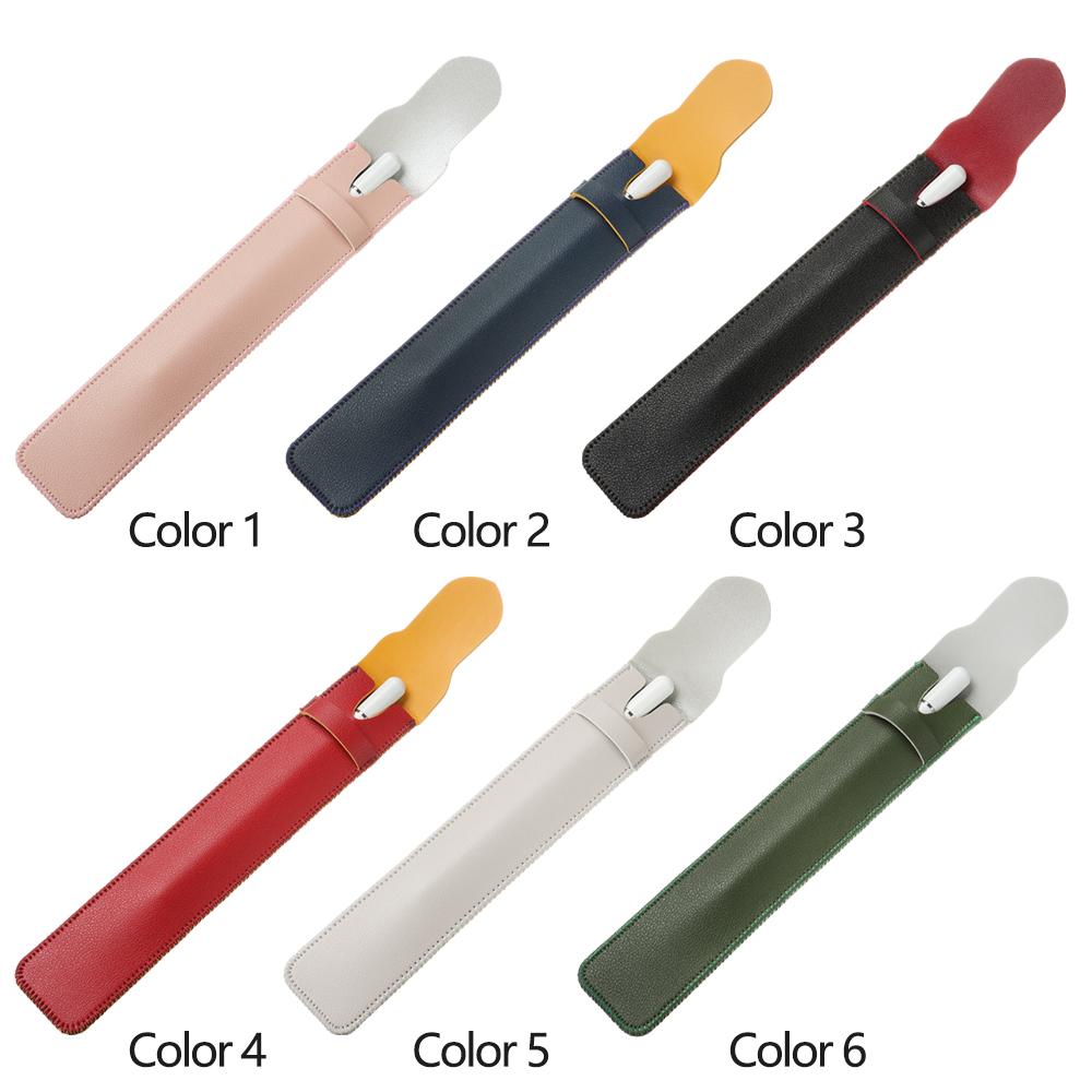 Stylus Stift Hülle Für IPad Apple Pencil Hülle Halter Weiches Leder Anti-Scroll Tasche Kappe Stiftspitze Abdeckung Tablet Touch Pen Schutzhülle