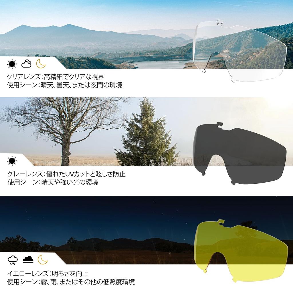 ONETIGRIS Airsoft Motorcycle Protective UV400 Polarized Lens Adjustable Comfortable Impact for Night and Green Goggles, Glasses, Dustproof, Anti-Fog,