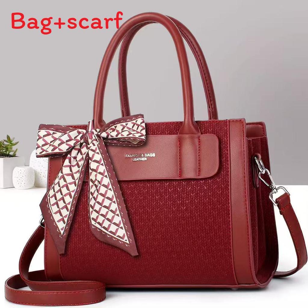 Handbags Pu Leather Casual Tote Bag Large Capacity For Daily Use