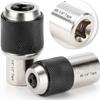 Adjustable Tap Socket Extraction Tool For Taps Reamers Screw Extractor 6-1/4 1/4-1/2in Drive Tap Socket For 3/8in Square Wrench