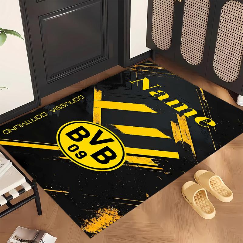 BVB (1) Personalized name Office Carpet Stylish Decor for Living Room Bedroom Kitchen