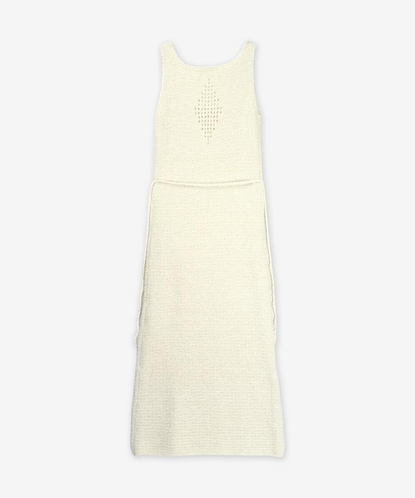 Beleuso Alpaca Hand-Made Dress - Snow White / Vrs24Fwkt019Snowwhite