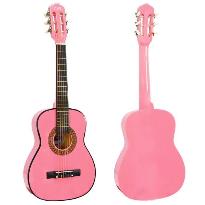Pack De Guitare Classique - 3rd Avenue - 1/2 Taille - Couleur Rose - Idéal Pour Débutants