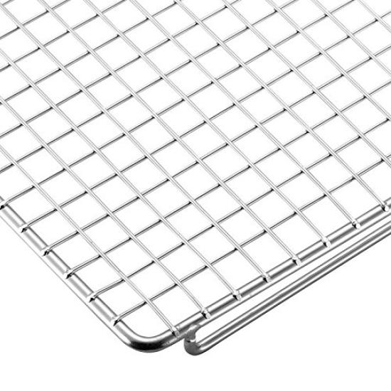 CAMPING MOON Clip Wire Mesh Stainless Steel Half Size PRO W2 Rectangular Grill,