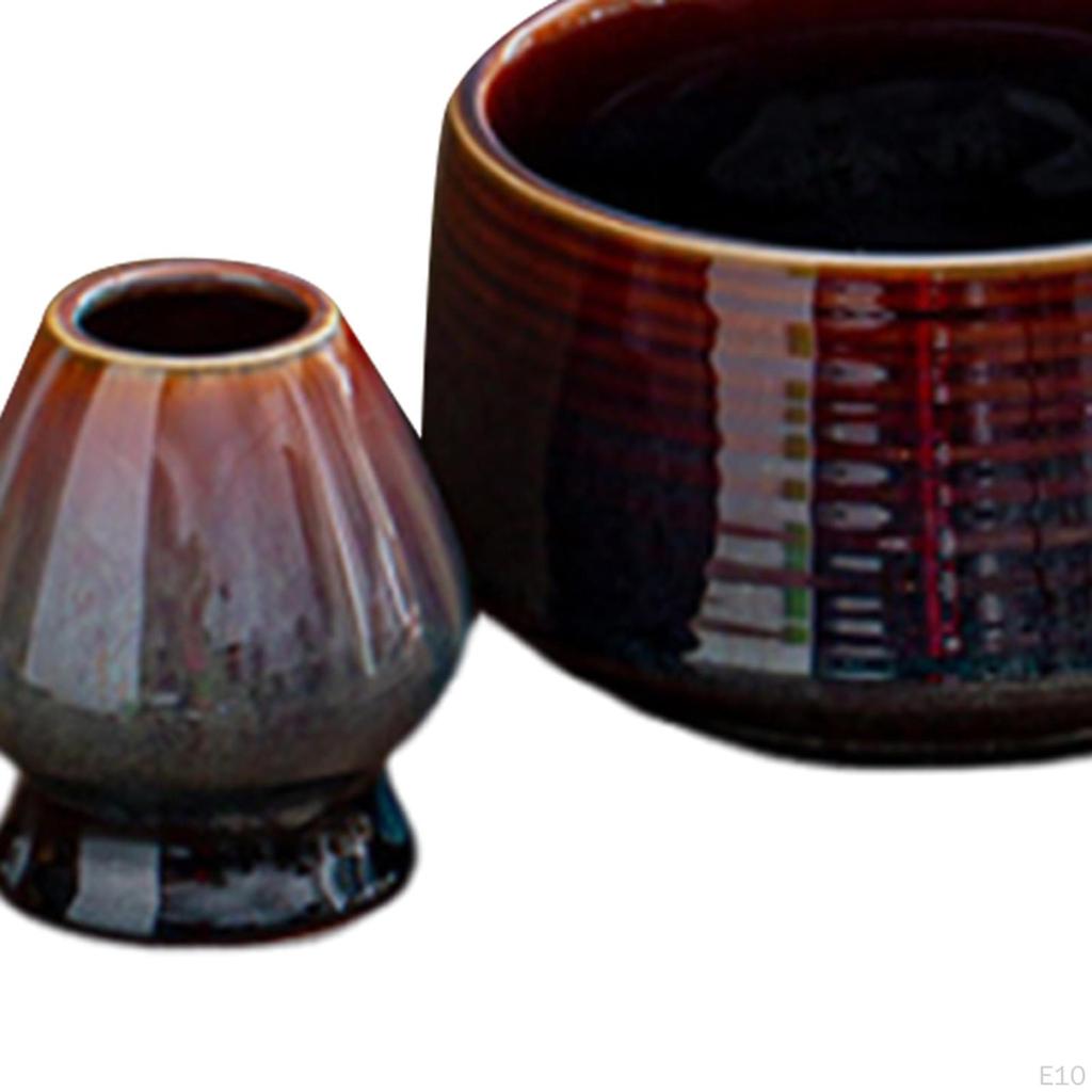 Matcha Set with Pouring Bowl and Bamboo Whisk Accessories