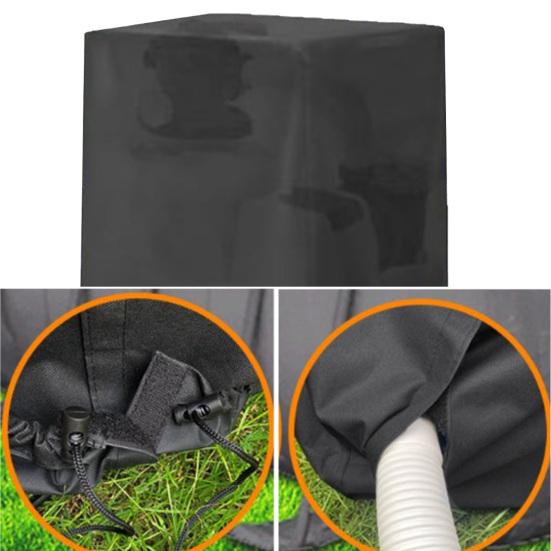 Pool Filter Cover for Intex Sand Filter Pump Adjustable Waterproof Oxford Cloth Pool Pump Cover Swimming Pool Sand Filter Pump Protector Guard Sleeve