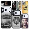 Capa Case for iPhone 17 Air 16 Pro Max 15 Plus 11 13 Mini 14 12 Back Phone Cover Supernatural Winchester