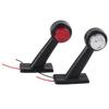 2Pcs 12 LED 10V‑30V Elbow Side Marker Indicator Light Lamp Side Marked Lamp for Car Truck (X1)