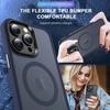 For Magsafe Wireless Charging Magnetic Armor Case For iPhone 15 14 Plus 13 12 11 Pro Max Matte Shockproof Bumper Hard Back Cover