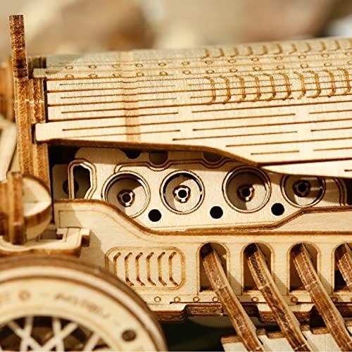 Tsukurundesu® 3D Wooden Puzzle Ornament Series (Racing Car) with Japanese Instructions
